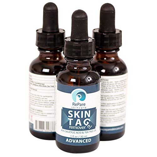 Skin Tag Remover Gel (1oz) - 40% Salicylic Acid, Tea Tree Oil