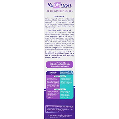 RepHresh Vaginal Gel 0.07oz with 4 Pre-filled Applicators