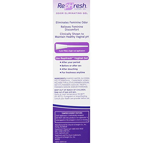 RepHresh Vaginal Gel 0.07oz with 4 Pre-filled Applicators