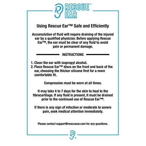 Rescue Ear Magnetic Discs for Cauliflower Ear Prevention and Treatment