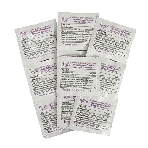 BZK ANTISEPTIC TOWELETTES (10 PACK)