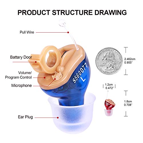 Hearing Amplifier for Seniors Adults Noise-Cancelling - Miracle Ear Amplifier...