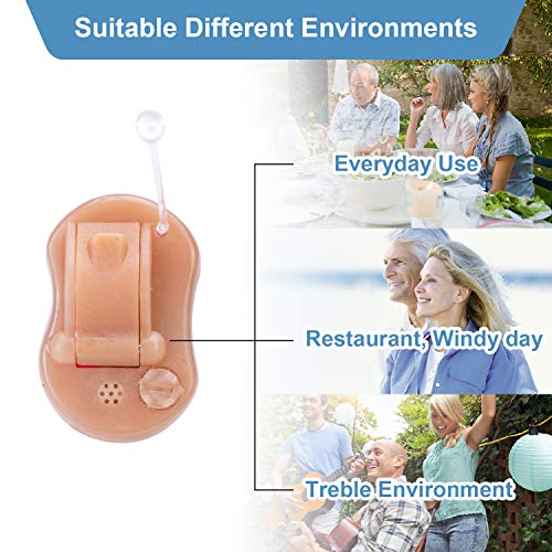 Hearing Amplifier for Seniors Adults Noise-Cancelling - Miracle Ear Amplifier...