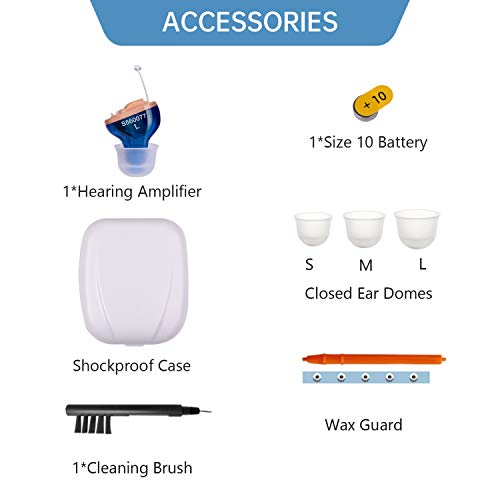 Hearing Amplifier for Seniors Adults Noise-Cancelling - Miracle Ear Amplifier...