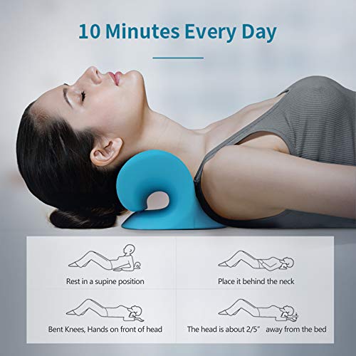 Neck and Shoulder Relaxer, Cervical Traction Device for TMJ Pain Relief and C...