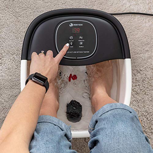 Foot Bath Massager by Resteck- Electric Foot Spa Basin with Temperature Contr...