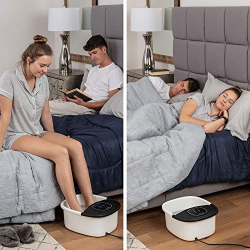 Foot Bath Massager by Resteck- Electric Foot Spa Basin with Temperature Contr...
