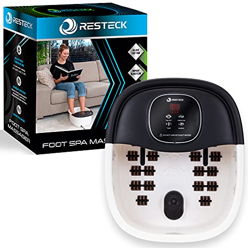 Foot Bath Massager by Resteck- Electric Foot Spa Basin with Temperature Contr...