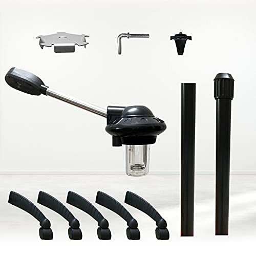 Professional Facial Steamer, Facial Steamer on Pentagram Wheels with More Ste...