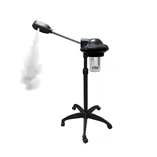 Professional Facial Steamer, Facial Steamer on Pentagram Wheels with More Ste...