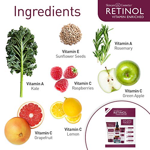 Retinol Anti-Aging Starter Kit – The Original Retinol For a Younger Look – [4...