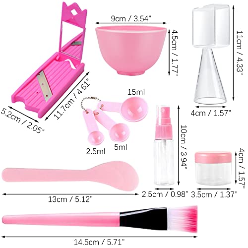 21 in 1 Face Mask Mixing Bowl Set, RETON DIY Facial Mask Mixing Tools, Facema...