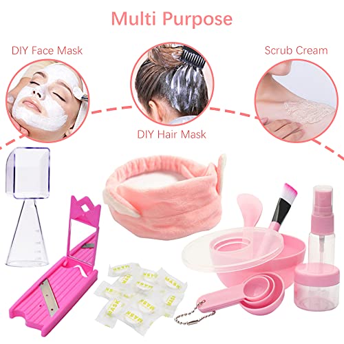 21 in 1 Face Mask Mixing Bowl Set, RETON DIY Facial Mask Mixing Tools, Facema...