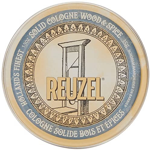 REUZEL Solid Cologne Wood And Spice - Easy To Apply - With Notes Of Lemon Zes...