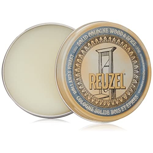 REUZEL Solid Cologne Wood And Spice - Easy To Apply - With Notes Of Lemon Zes...