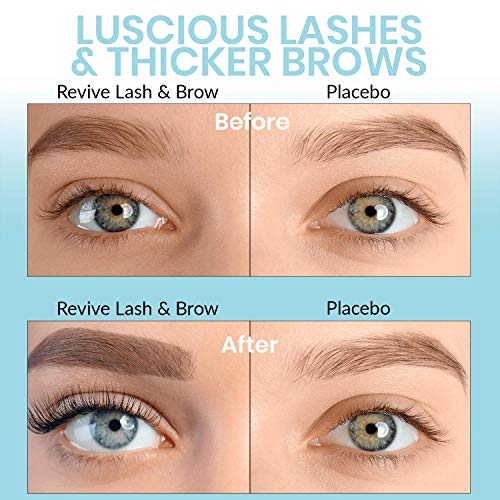 Eyelash Growth Serum & Eyebrow Enhancer - Biotin, Vitamin E & Collagen - Rapi...