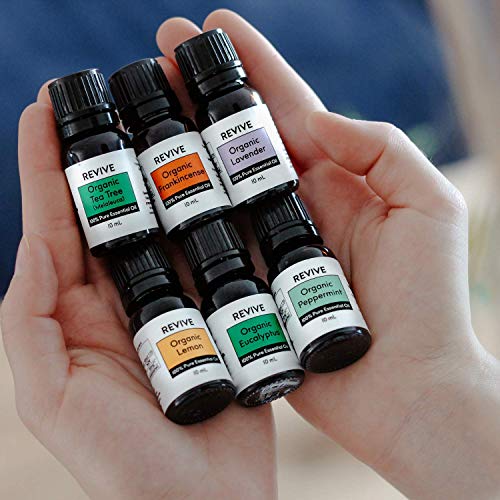 Revive Essential Oils USDA Certified Organic KIT - 100% Pure Therapeutic Grad...