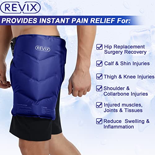REVIX Ice Pack for Hip Replacement, Ice Wraps Flexible Gel Cold Pack for Burs...