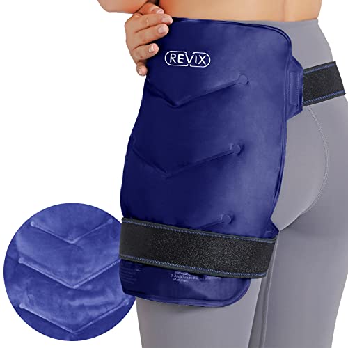 REVIX Ice Pack for Hip Replacement, Ice Wraps Flexible Gel Cold Pack for Burs...