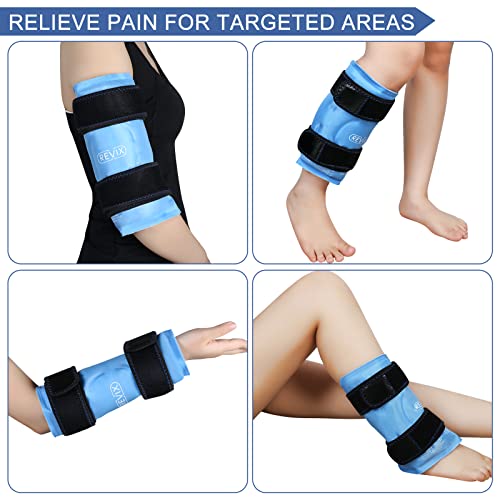 REVIX Ice Pack for Knee Pain Relief, Reusable Gel Ice Wrap for Leg Injuries, ...