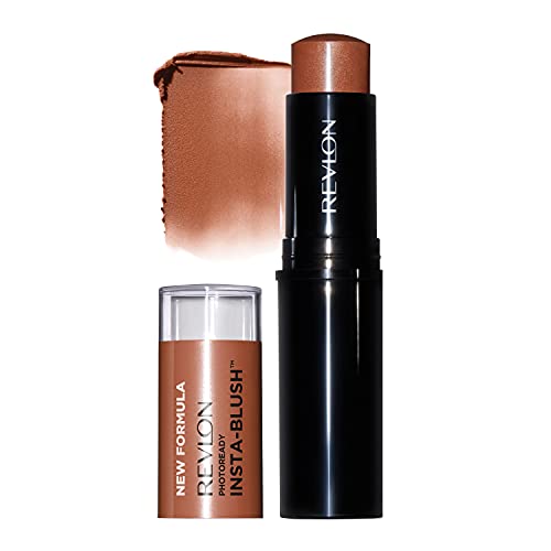 Blush Stick by Revlon, PhotoReady Insta-Blush Face Makeup with Cream to Powde...