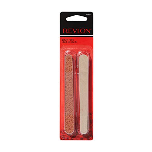 Compact Nail File by Revlon, Dual Sided Nail Care Tool, Smooths & Shapes Nail...