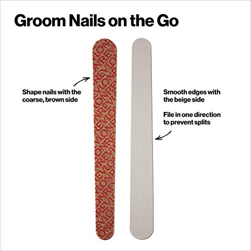 Compact Nail File by Revlon, Dual Sided Nail Care Tool, Smooths & Shapes Nail...