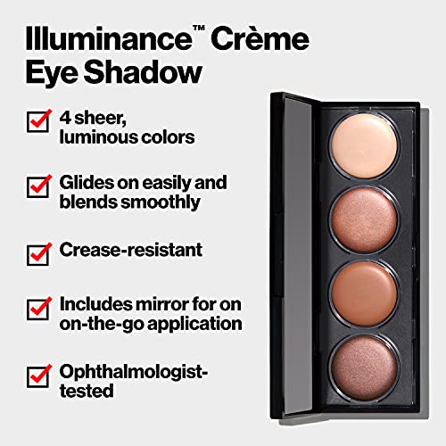Crème Eyeshadow Palette by Revlon, Illuminance Eye Makeup with Crease- Resist...