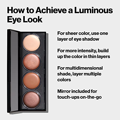 Crème Eyeshadow Palette by Revlon, Illuminance Eye Makeup with Crease- Resist...