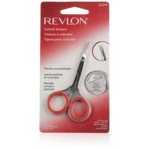 Cuticle Scissors by Revlon, Curved Blade Cuticle Trimmer, Cuticle Nail Care, ...