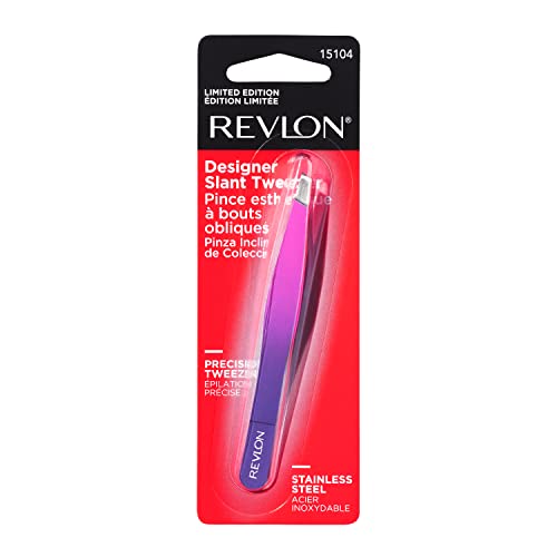 Eyebrow Hair Removal Tweezer by Revlon, Designer Collection, High Precision T...