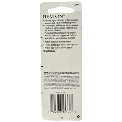 Eyebrow Hair Removal Tweezer by Revlon, Designer Collection, High Precision T...