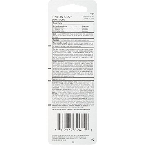 Lip Balm by Revlon, Kiss Tinted Lip Balm, Face Makeup with Lasting Hydration,...