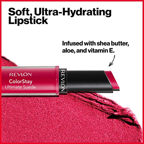 Lipstick by Revlon, ColorStay Ultimate Suede Lipstick, High Impact Lip color ...