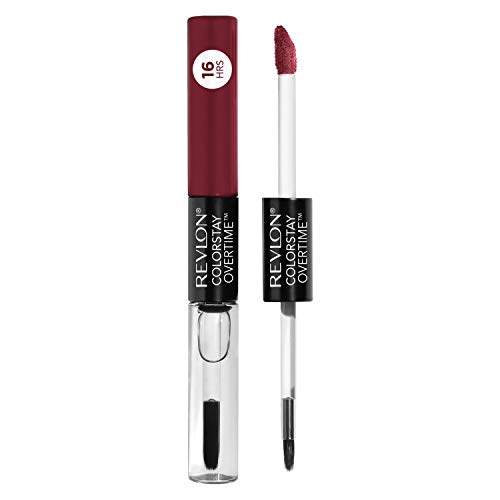 Liquid Lipstick with Clear Lip Gloss by Revlon, ColorStay Face Makeup, Overti...