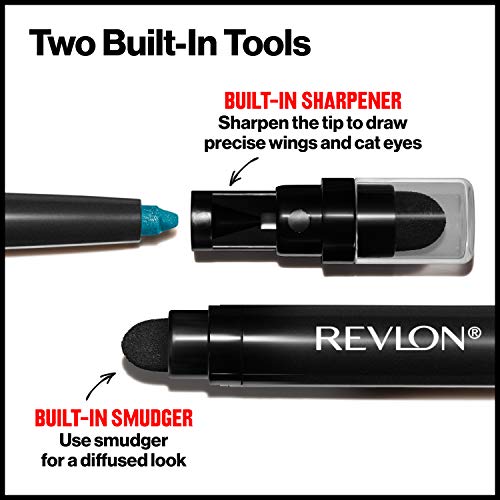 Pencil Eyeliner by Revlon, ColorStay Eye Makeup with Built-in Sharpener, Wate...