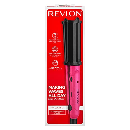 REVLON Ceramic S Hair Waver, 3/4 inch