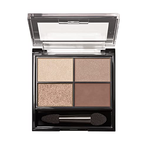 REVLON ColorStay 16 Hour Eyeshadow Quad with Dual-Ended Applicator Brush, Lon...