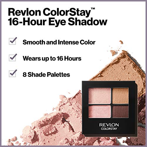 Revlon ColorStay Day to Night Eyeshadow Quad, Longwear Shadow Palette with Tr...