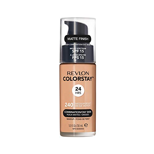 Revlon ColorStay Liquid Foundation Makeup for Combination/Oily Skin SPF 15, L...