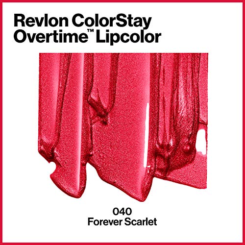 Revlon ColorStay Overtime Lipcolor, Dual Ended Longwearing Liquid Lipstick wi...