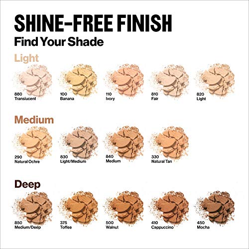 Revlon ColorStay Pressed Powder, Longwearing Oil Free, Fragrance Free, Noncom...