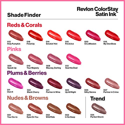 Revlon ColorStay Satin Ink Liquid Lipstick, Longwear Rich Lip Colors, Formula...