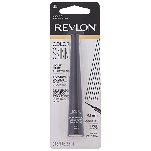 REVLON ColorStay Skinny Liquid Eyeliner, Waterproof, Smudgeproof, Longwearing...