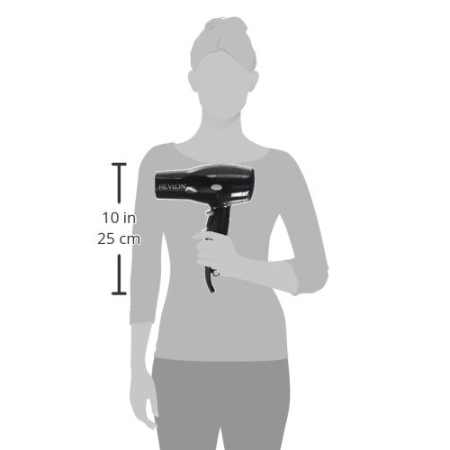 Revlon Compact Hair Dryer | 1875W Lightweight Design, Perfect for Travel, (Bl...