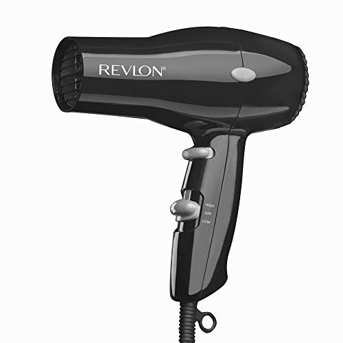 Revlon Compact Hair Dryer | 1875W Lightweight Design, Perfect for Travel, (Bl...