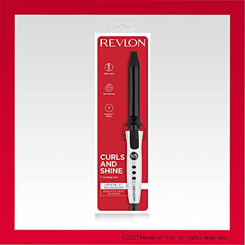 REVLON Crystal C + Ceramic Curling Iron, 1 inch