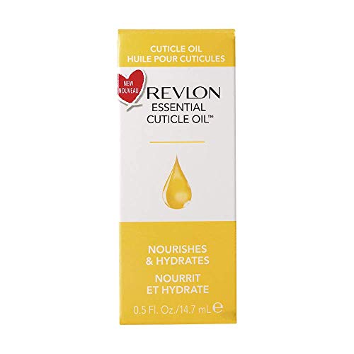 Revlon Essential Cuticle Oil, Nourishing Nail Care with Vitamin E, 0.5 oz