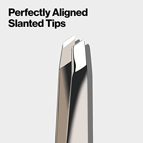 Revlon Multipurpose Slant Tip Tweezer, Eyebrow and Ingrown Hair Removal Makeu...
