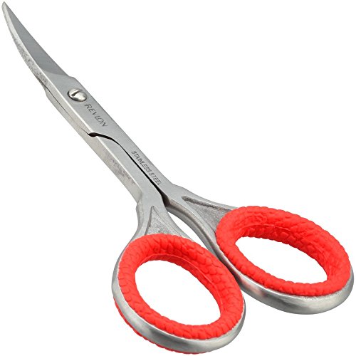 Revlon Nail Scissors, Curved Blade, Made with Stainless Steel